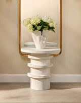 Flounce Vase Vases + Urns 7FLOU-VAWH