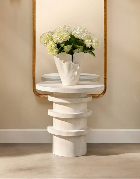 Flounce Vase Vases + Urns 7FLOU-VAWH