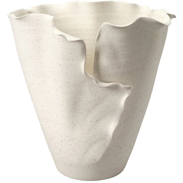 Flounce Vase Vases + Urns 7FLOU-VAWH