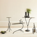 Forest Blossom Pedestal Accent Table EG7.90010