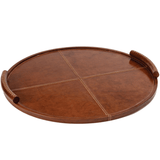 Forte Leather Tray Pillow & Decor 20-1657TAN