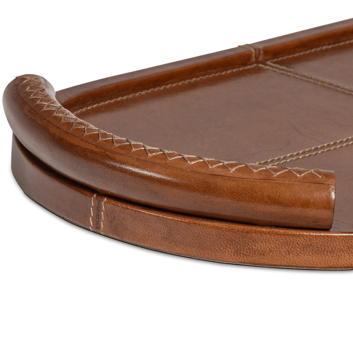 Forte Leather Tray Pillow & Decor