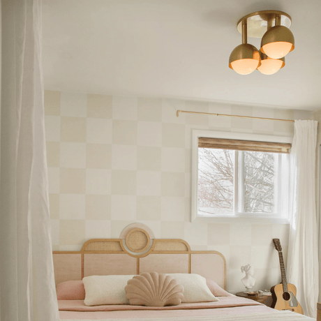 Foster Semi Flush Mount Flush Mounts