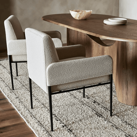 Four Hands Brickel Dining Armchair Upholstered Dining Chair