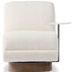 Four Hands Bronwyn Swivel Chair with Side Table Upholstered Swivel Chair