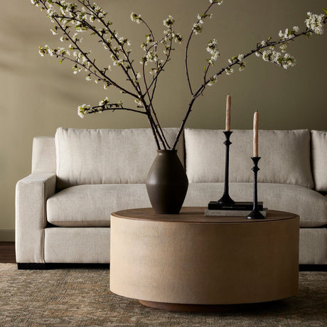 Four Hands Crosby Round Coffee Table Coffee Tables