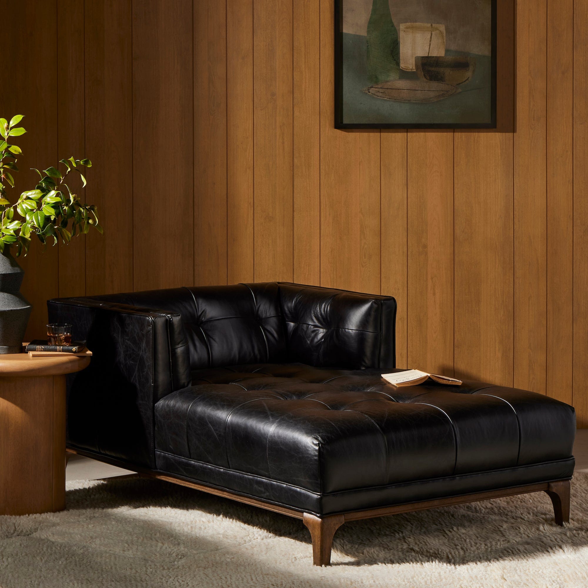 Dylan 3 seater leather sofa with chaise online