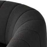 Four Hands Elliana Swivel Chair Curved Upholstered Dining Chair