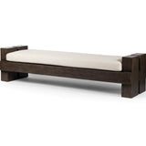 Four Hands Heavy Wood Accent Bench Wooden Bench four-hands-236084-001 801542146139