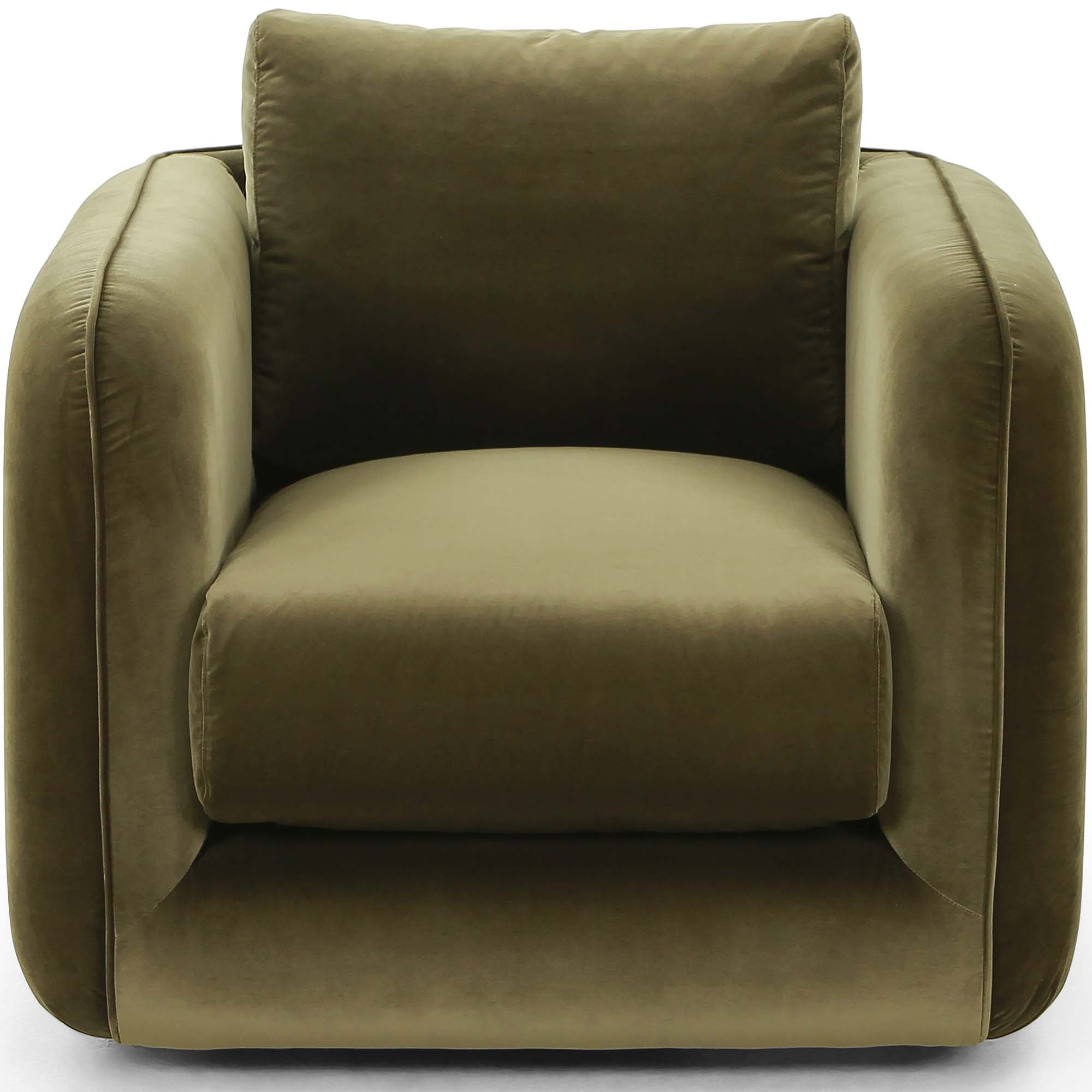 Hayek fabric swivel online armchair