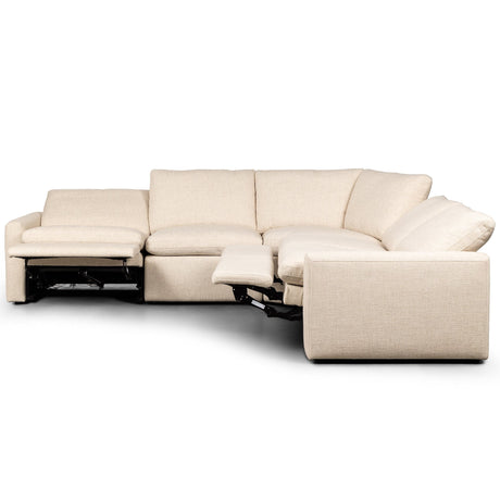 Four Hands Tillery Power Recliner 5-Piece Sectional Sectional