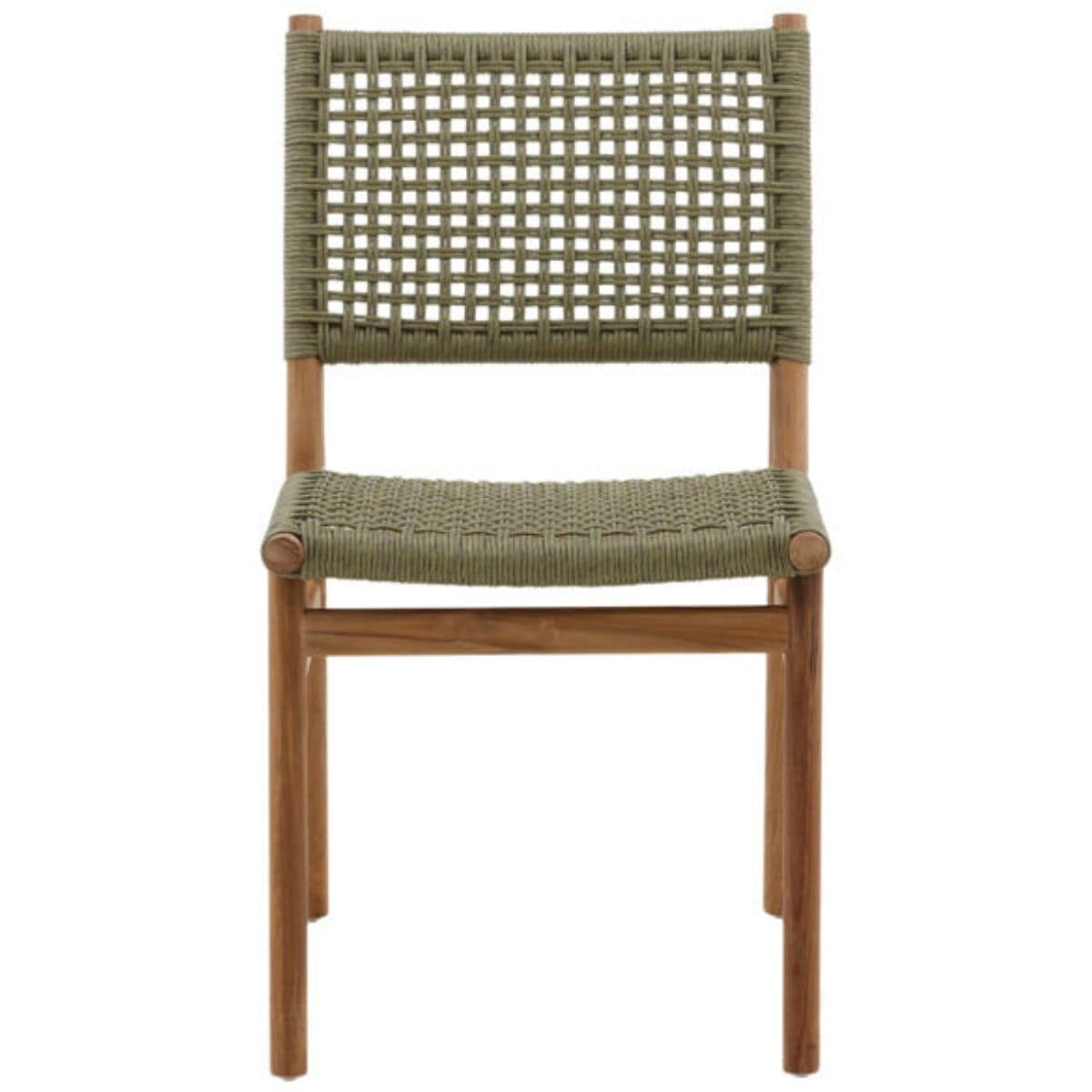 Francisca Outdoor Dining Chair (Set of 2) Outdoor Dining Chairs + Benches DOV18809-GREN