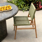 Francisca Outdoor Dining Chair (Set of 2) Outdoor Dining Chairs + Benches DOV18809-GREN