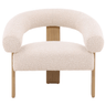 Frankie Occasional Chair Accent Chair DOV39008-CREM