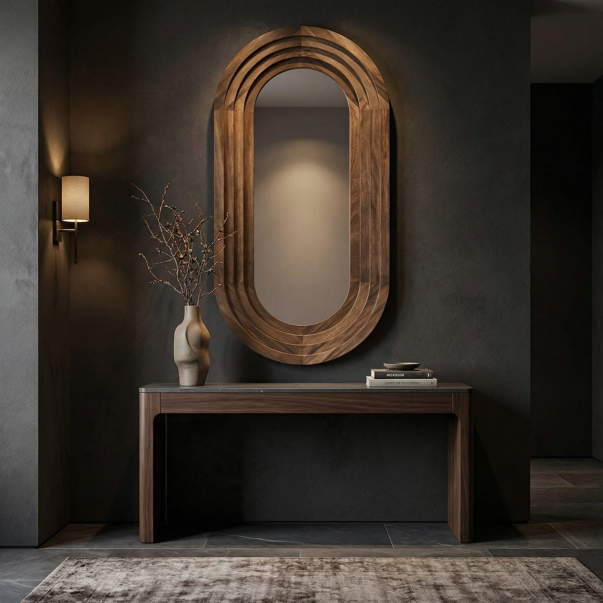Fuss Mirror Round + Oval Mirrors GMIR180DW-A 00842449136076