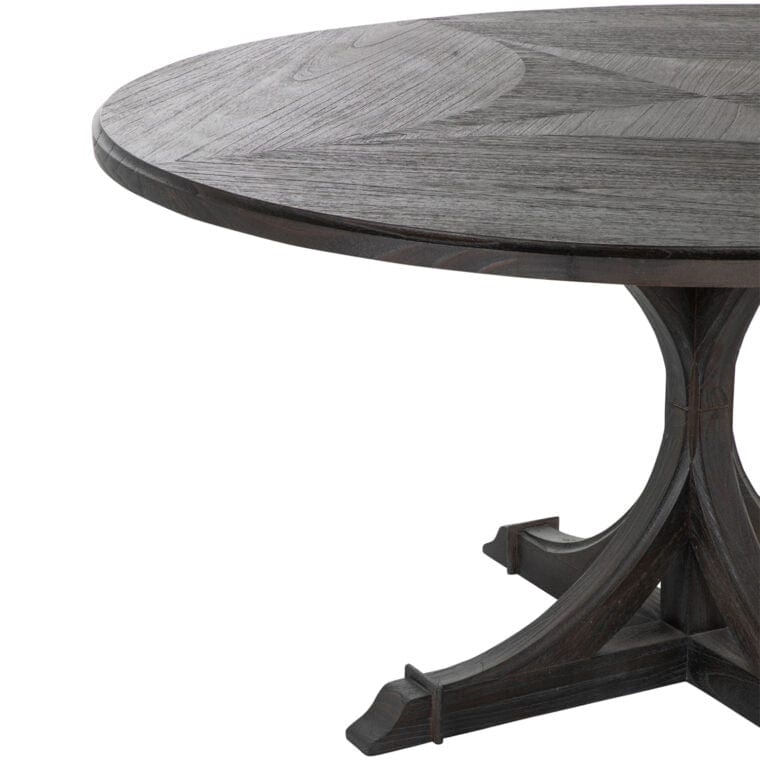 Gabby Adams Round Dining Table - Gray Furniture