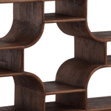 Gaetan Bookcase Bookcases, Tall Cabinets + Shelving DOV6572-BRWN