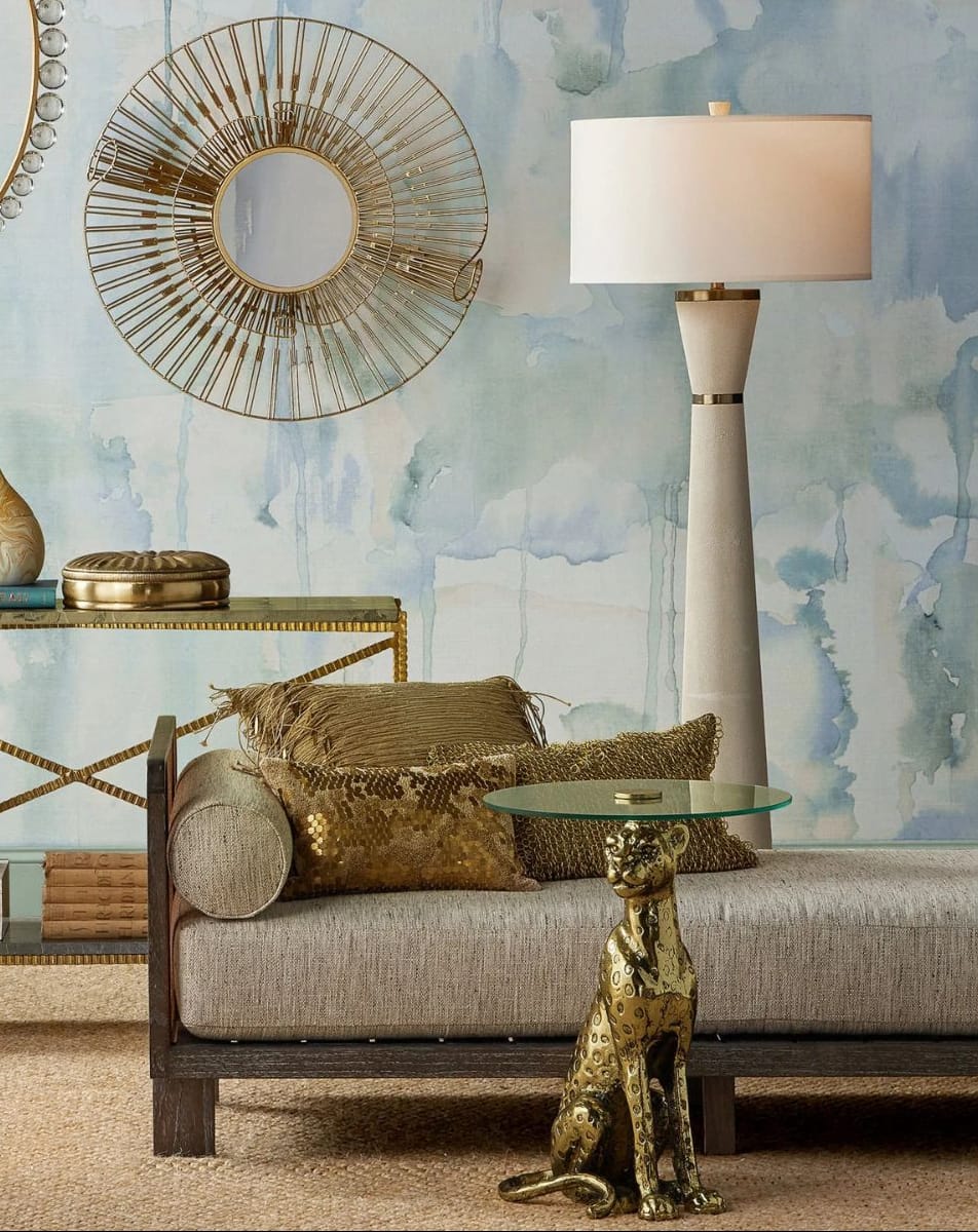 Galuchat Hourglass Floor Lamp Floor Lamps