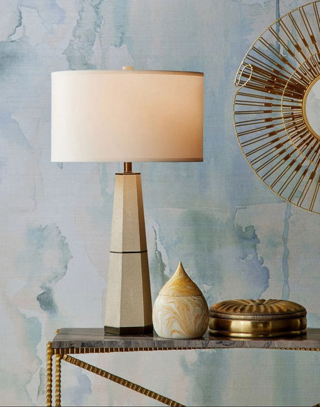 Galuchat Tapered Table Lamp Table + Desk Lamps