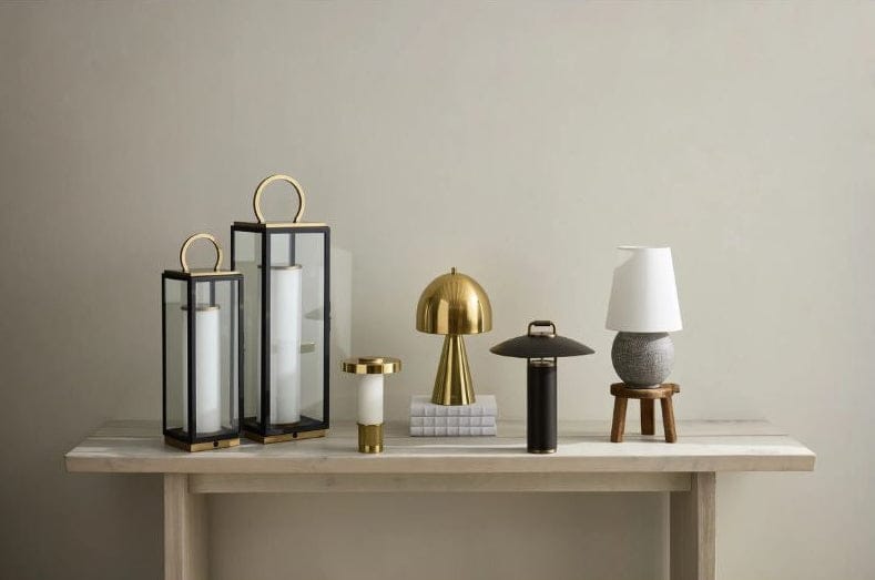 Gareth Outdoor Rechargeable Table Lamp Table + Desk Lamps