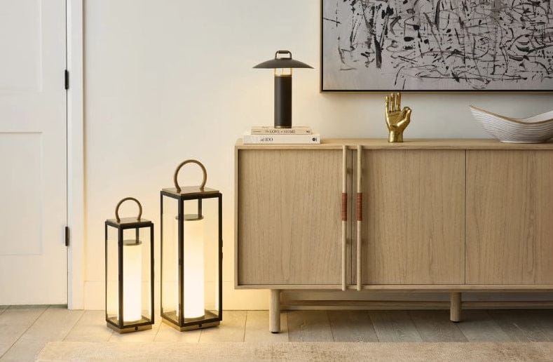 Gareth Outdoor Rechargeable Table Lamp Table + Desk Lamps