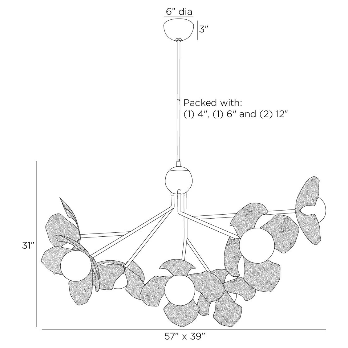 Generosa Chandelier Chandelier DLC32