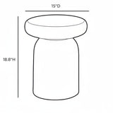 Giana Indoor/Outdoor Side Table Outdoor Side Tables