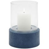 Girona Hurricane (Set of 2) Candle Holders 06GIRO-NVY-SMHC