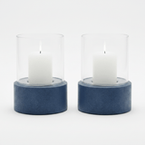 Girona Hurricane Set Candleholders 06GIRO-NVY-SMHC