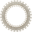 Glasdele Round Mirror Mirrors 1000-0145 00633306054103