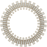 Glasdele Round Mirror Mirrors 1000-0145 00633306054103