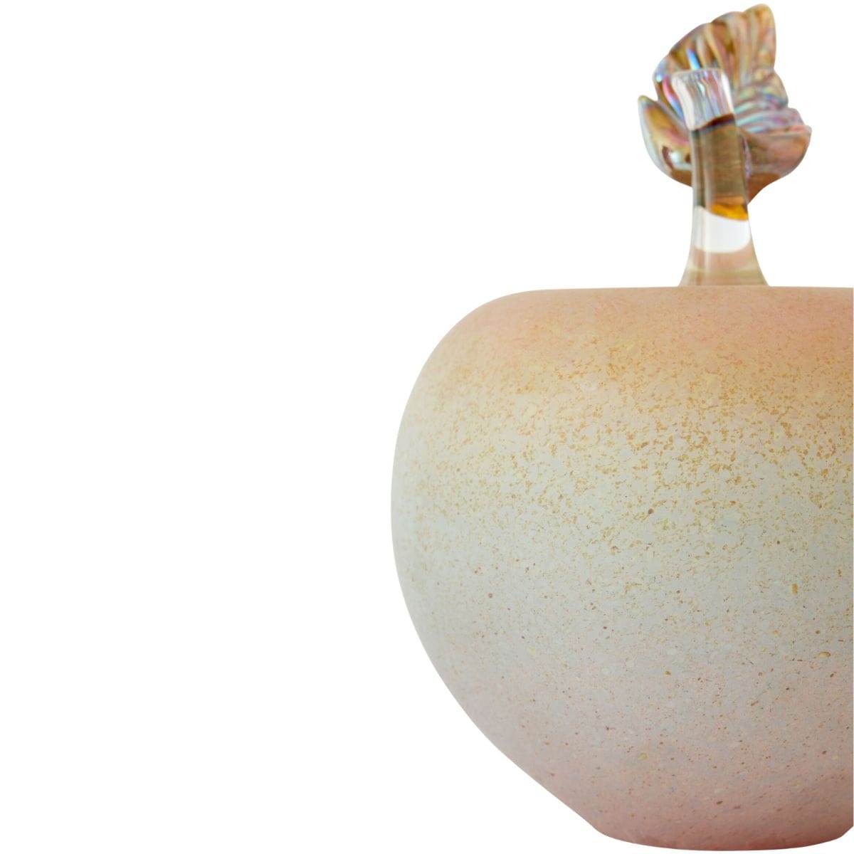 Glass Apple Decorative Objects