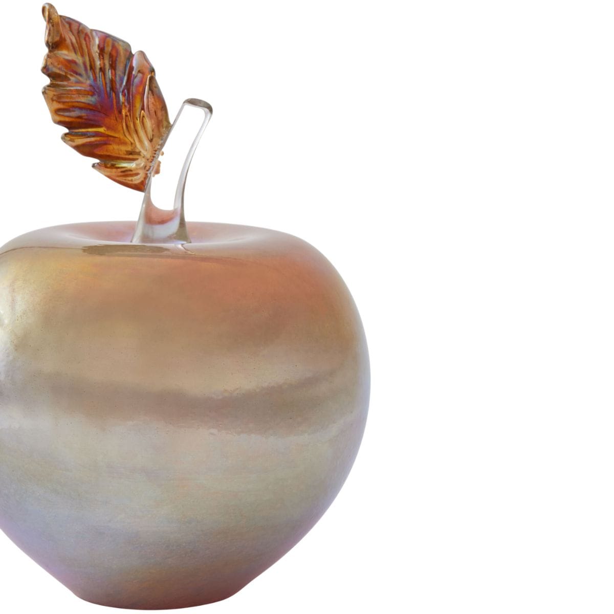 Glass Apple Decorative Objects