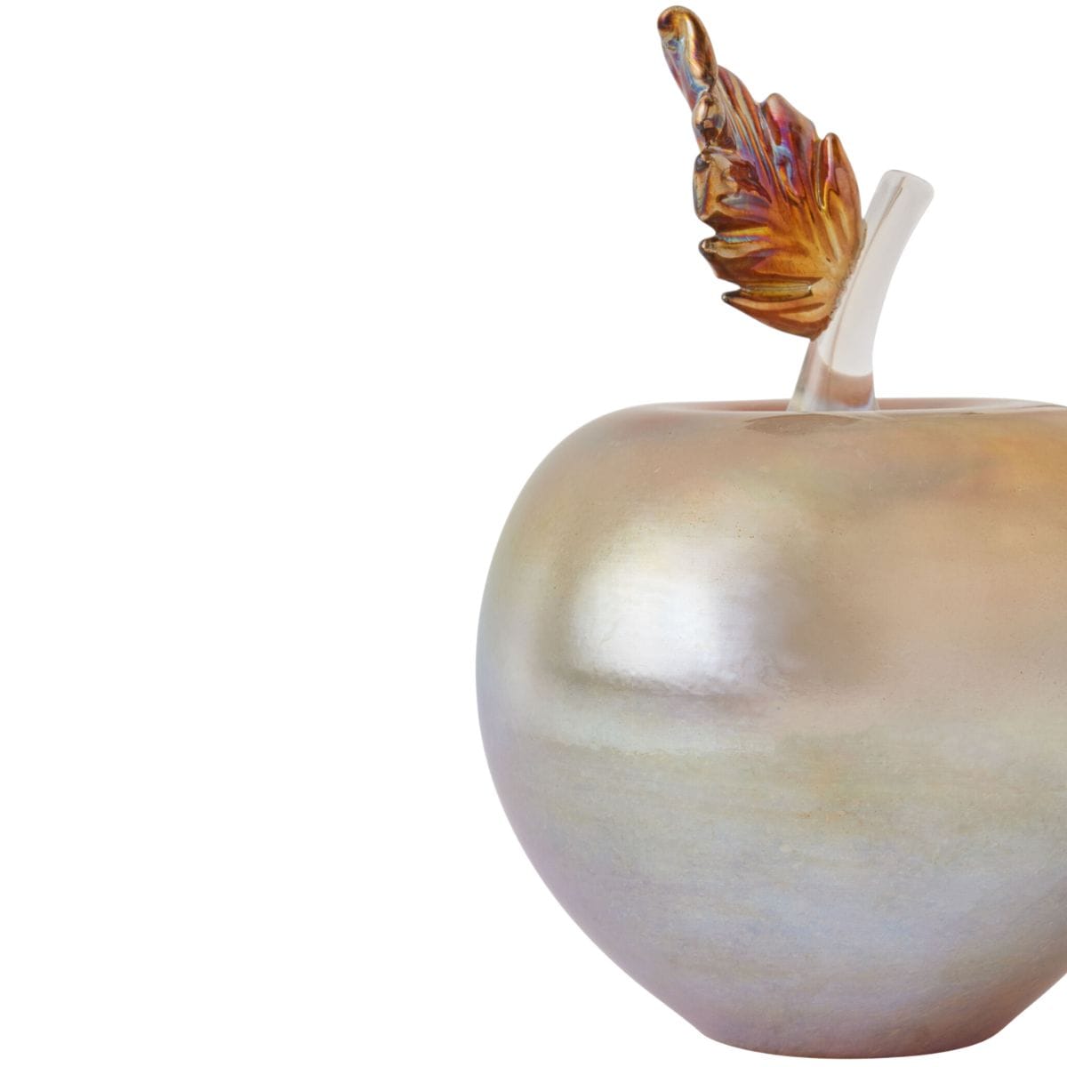 Glass Apple Decorative Objects