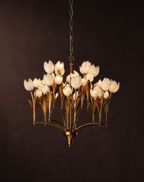 Glazen Tulpen Chandelier Chandeliers 9000-1475