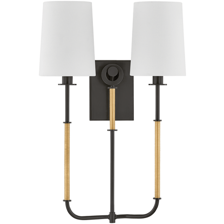 Glenmont Double Wall Sconce Wall Sconces 2072-AGB/DB 806134982850