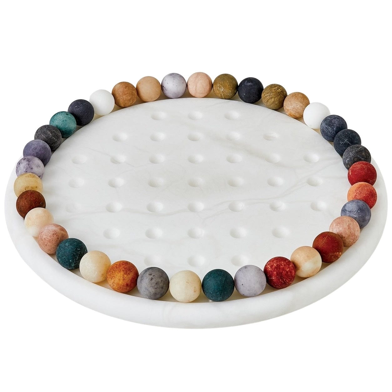 Alabaster Solitaire Game Set – Meadow Blu