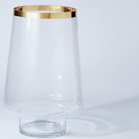 Gold Banded Hurricane Decorative Objects