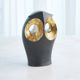 Gold Leafed Owls Decorative Object
