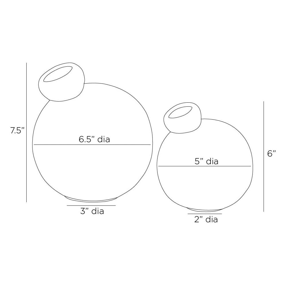 Gracie Vases (Set of 2) Vases AVE01