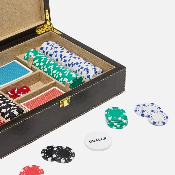 Grantham Poker Game Set Decorative Object