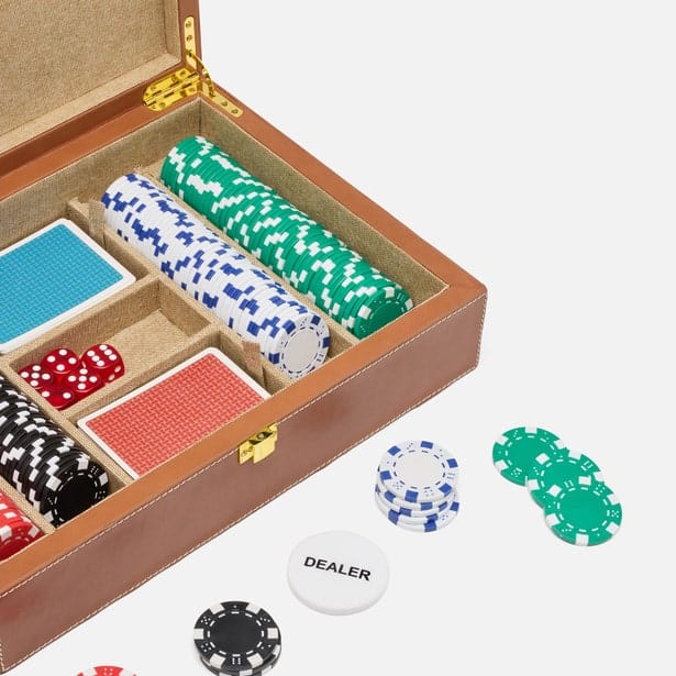 Grantham Poker Game Set Decorative Object