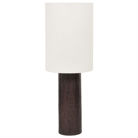 Grava Boucle & Hammered Bronze Metal Floor Lamp Floor Lamp TOV-G18638