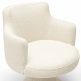 Gregory Performance Boucle Swivel Dining Chair Dining Chair TOV-D69124