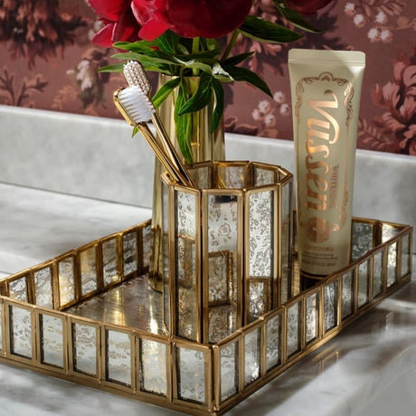 Grevena Brush Holder Bath Accessory 01GREV-AGL-BHRD