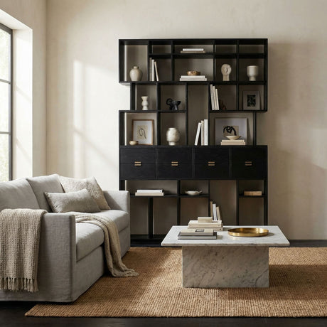 Grobius Bookcase Bookcases, Tall Cabinets + Shelving GBCS267HB 00842449139060