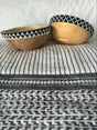Hand Beaded Wooden Bowls (Set of 2)