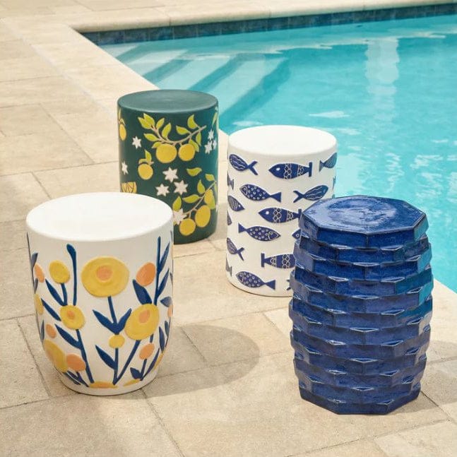 Happy Garden Stool/Side Table Outdoor Side Tables TOV-OC54706 793580647948