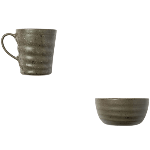 Hayes Gray Salt Glaze Dinnerware (Pack of 4) Dinnerware