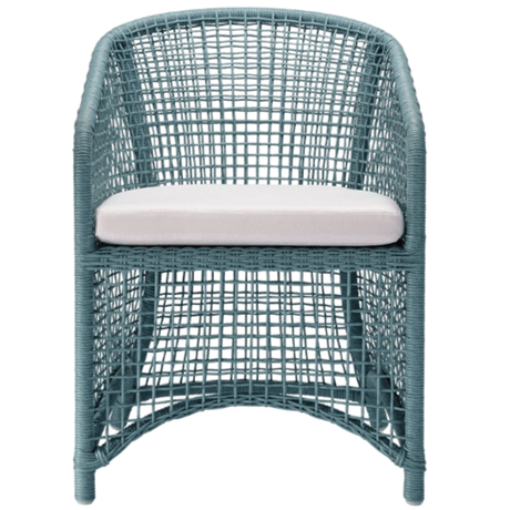 Helena Outdoor Dining Chair Outdoor Dining Furniture FURHELENADNCHABL-2ALWH